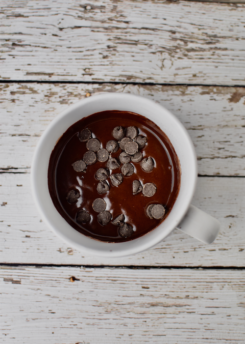 Gluten-free Chocolate Mug Cake (Dairy-free, Egg-free)