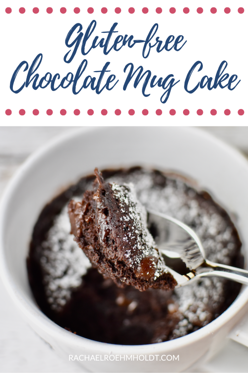 Gluten-free Chocolate Mug Cake (Dairy-free, Egg-free)