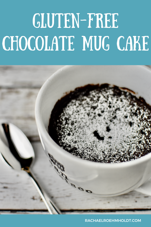 Gluten-free Chocolate Mug Cake (Dairy-free, Egg-free)