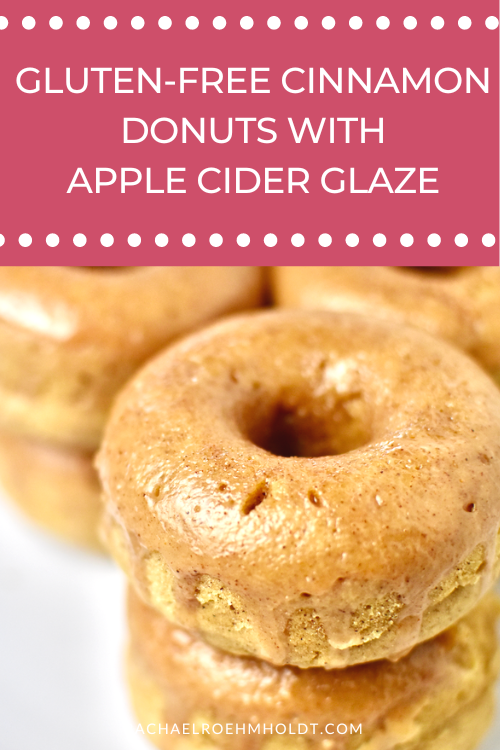 Gluten-free Cinnamon Donuts with Apple Cider Glaze