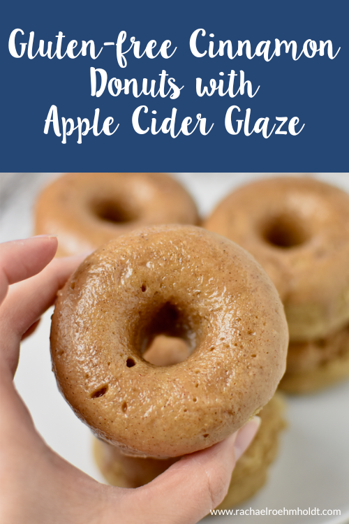 Gluten-free Cinnamon Donuts with Apple Cider Glaze