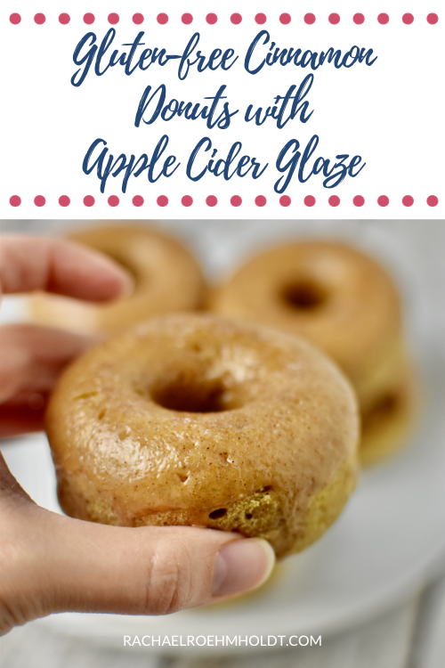 Gluten-free Cinnamon Donuts with Apple Cider Glaze