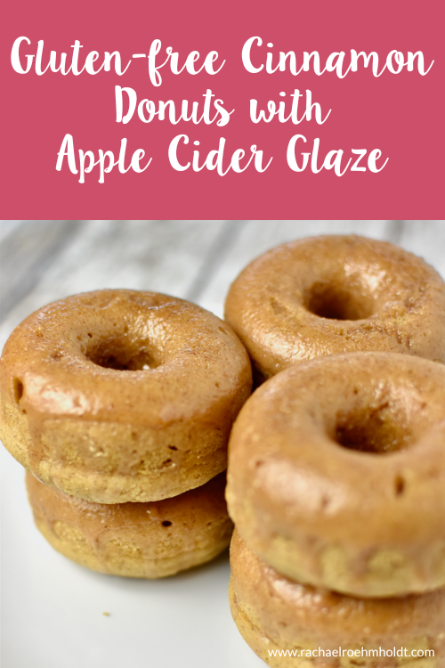 Gluten-free Cinnamon Donuts with Apple Cider Glaze