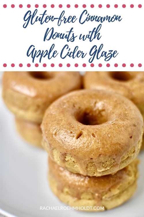 Gluten-free Cinnamon Donuts with Apple Cider Glaze