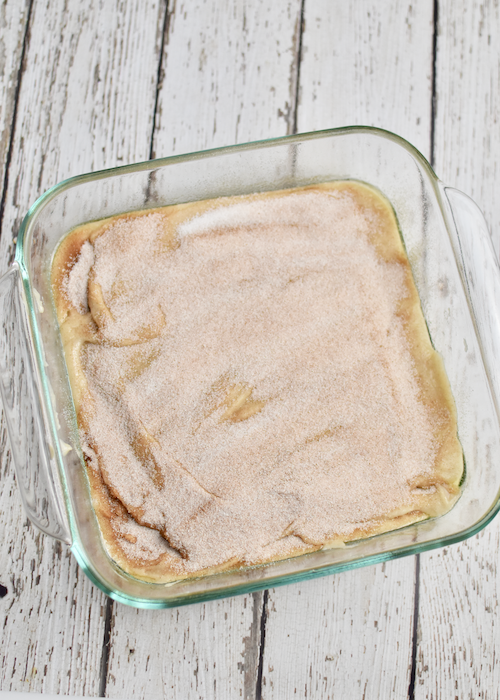 Gluten-free Coffee Cake - transfer the batter 3