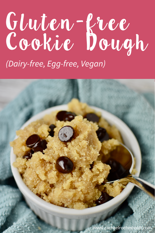 Gluten-free Cookie Dough (Dairy-free, Egg-free, Vegan)