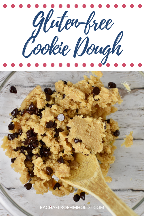 Gluten-free Cookie Dough (Dairy-free, Egg-free, Vegan)