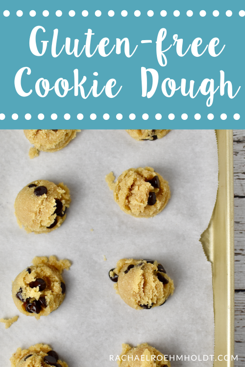 Gluten-free Cookie Dough (Dairy-free, Egg-free, Vegan)