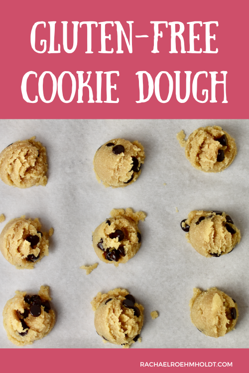 Gluten-free Cookie Dough (Dairy-free, Egg-free, Vegan)