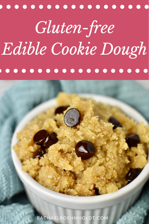 Gluten-free Cookie Dough (Dairy-free, Egg-free, Vegan)