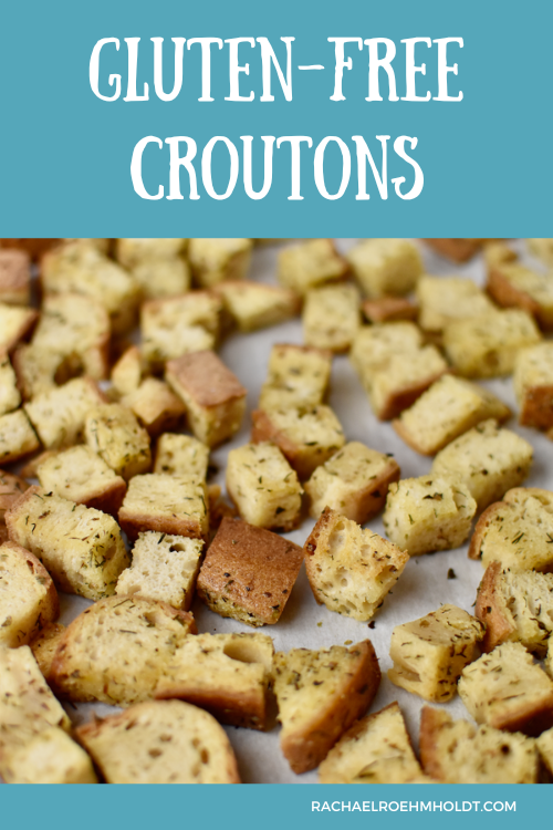 Gluten-free Croutons (dairy-free, egg-free)