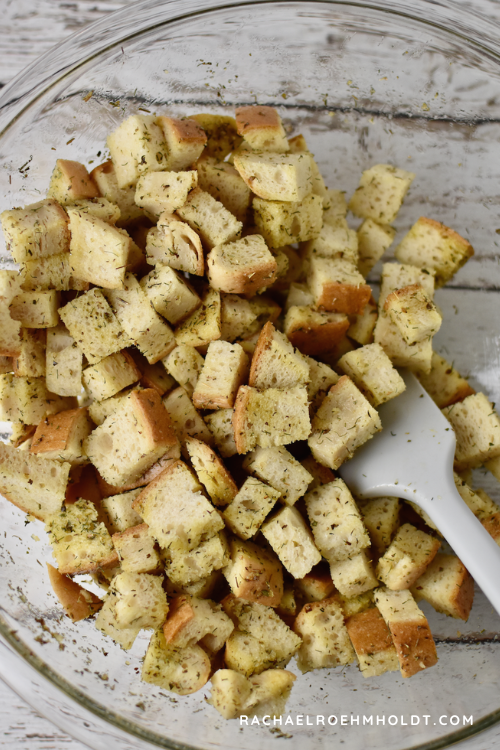 Gluten-free Croutons (dairy-free, egg-free)