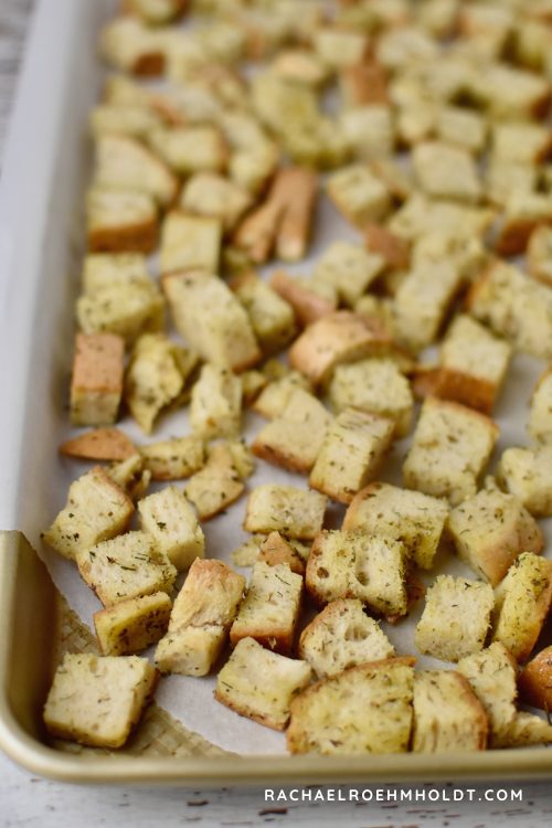 Gluten-free Croutons (dairy-free, egg-free)