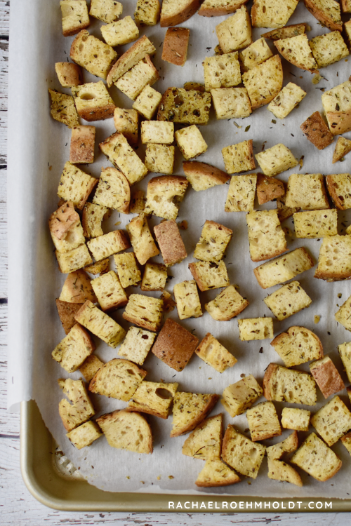 Gluten-free Croutons (dairy-free, egg-free)