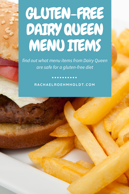 Gluten-free Dairy Queen Menu Items