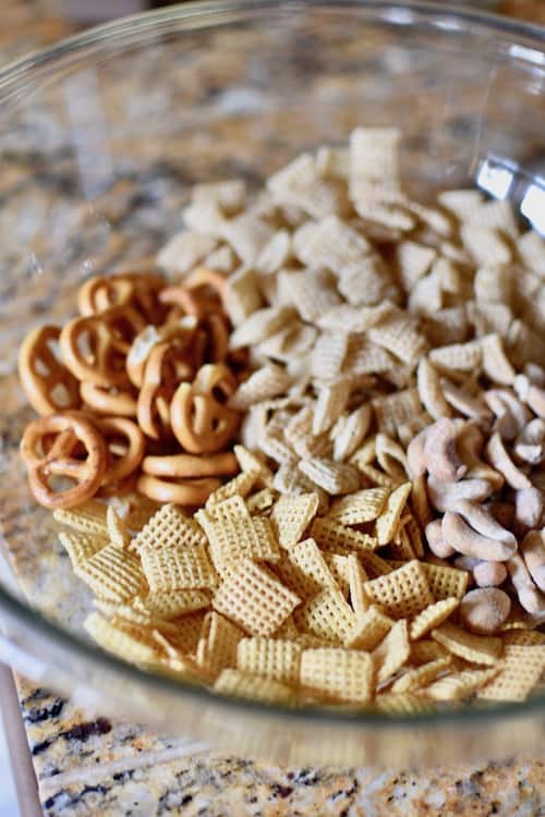 Gluten and Dairy-free Chex Mix Ingredients