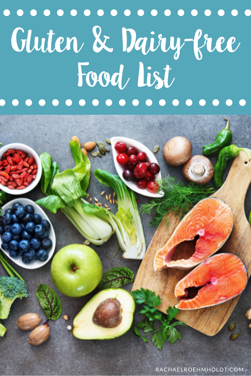 Gluten-free Dairy-free Food List PDF