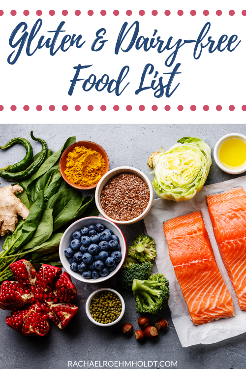 Gluten-free Dairy-free Food List PDF