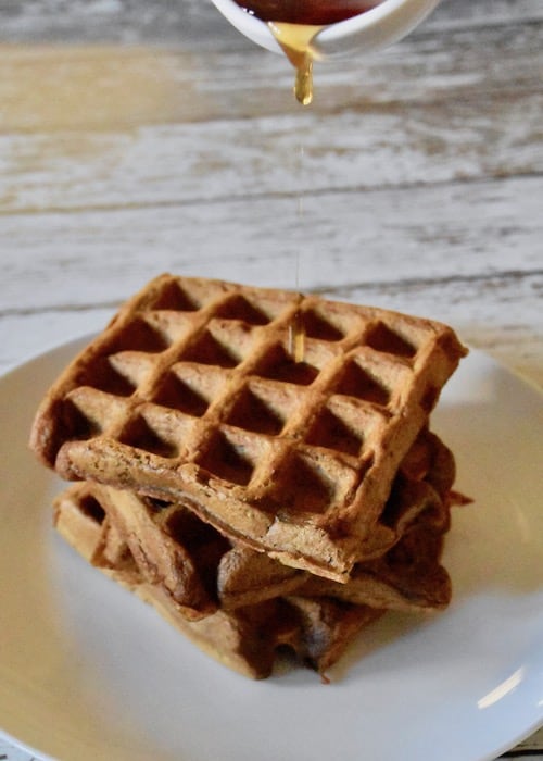 Gluten and Dairy-free Gingerbread Waffles