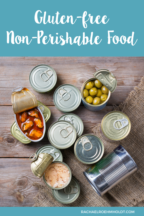 Gluten free Non-Perishable Food Items