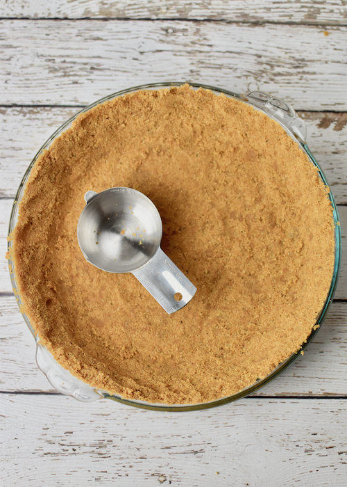 Gluten-free Graham Cracker Crust - press the graham cracker crust