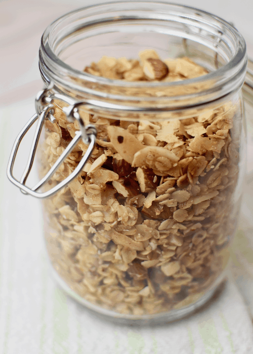 Gluten-free Granola Recipe (Dairy-free, Vegan)