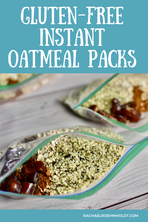 Gluten-free Instant Oatmeal Packs