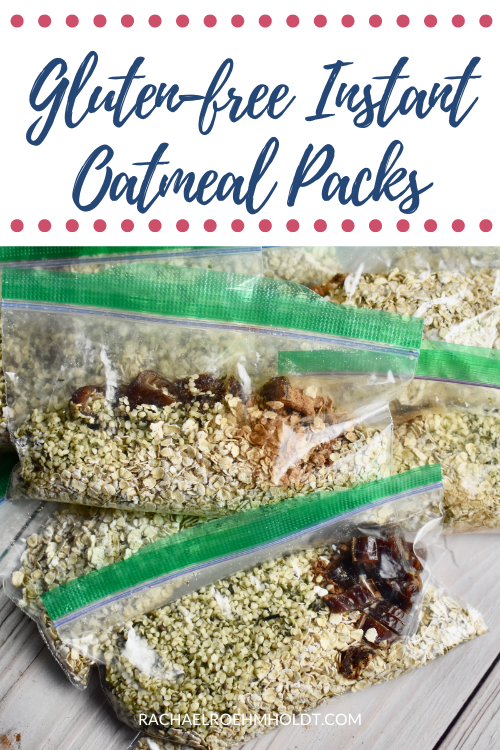 Gluten-free Instant Oatmeal Packs