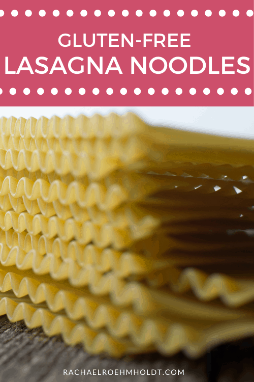 Gluten-free Lasagna Noodles