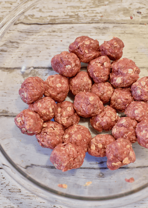 Gluten free Meatballs - dairy-free, egg-free option