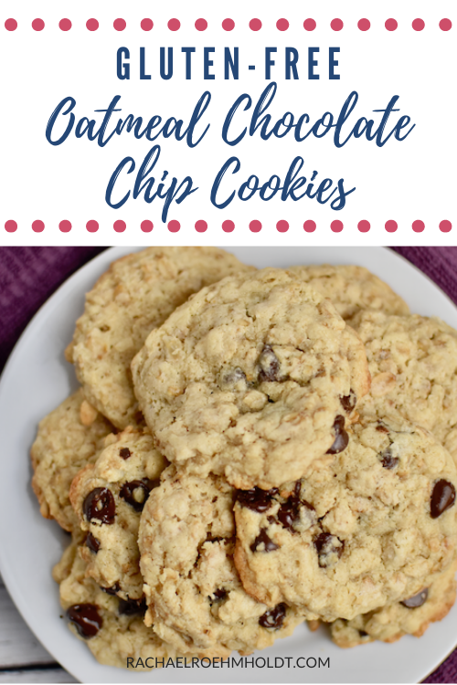 Gluten-free Oatmeal Chocolate Chip Cookies