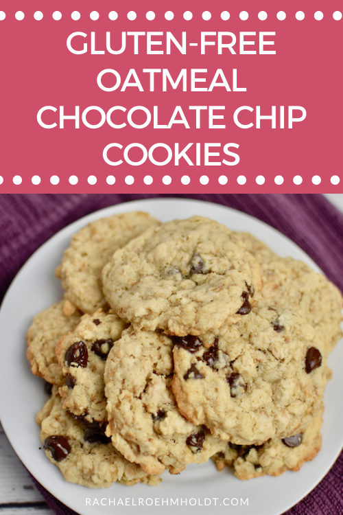 Gluten-free Oatmeal Chocolate Chip Cookies