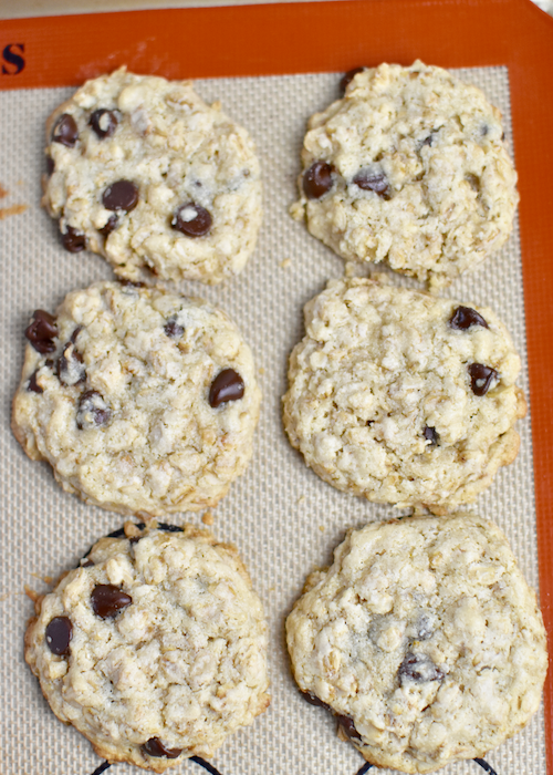 Gluten-free Oatmeal Chocolate Chip Cookies - Transfer and bake