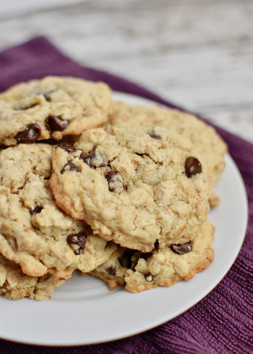 Gluten-free Oatmeal Chocolate Chip Cookies