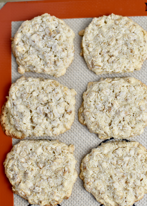 Gluten-free Oatmeal Cookies - Transfer and bake