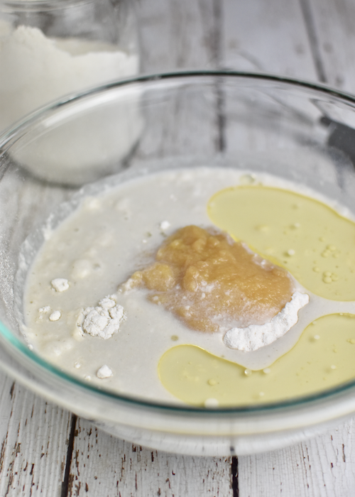 Gluten-free Pancakes: Make the gluten-free vegan pancake batter