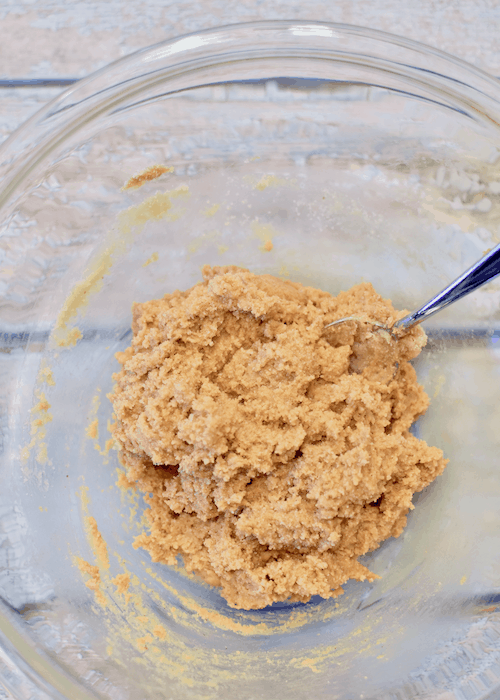 Gluten-free Peanut Butter Cookies: make the dough