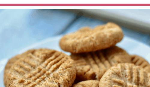 Gluten-free Peanut Butter Cookies: dairy-free, egg-free, vegan