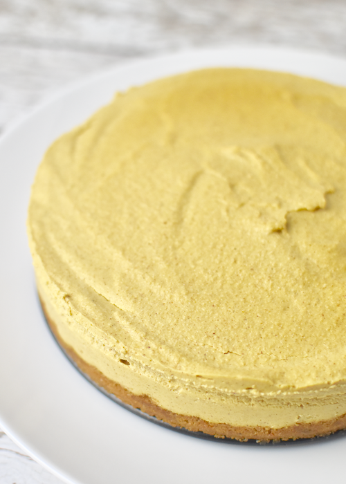 Gluten-free Pumpkin Cheesecake - final cheesecake