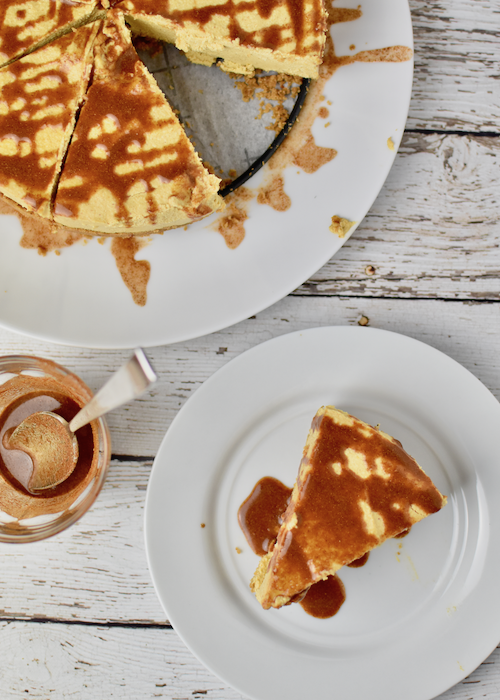 Gluten-free Pumpkin Cheesecake - final cheesecake