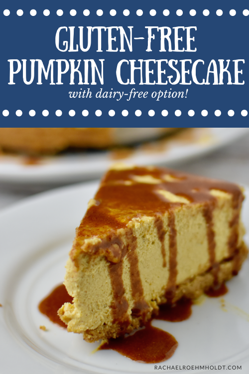 Gluten free Pumpkin Cheesecake - dairy-free