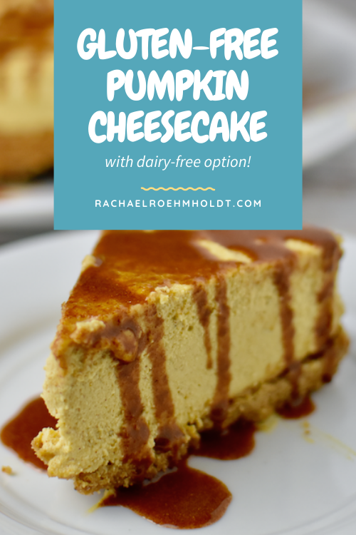 Gluten free Pumpkin Cheesecake - dairy-free