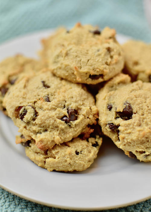 Gluten-free Pumpkin Chocolate Chip Cookies - baked