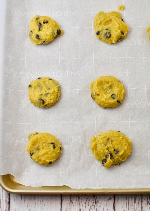 Gluten-free Pumpkin Chocolate Chip Cookies - prepped