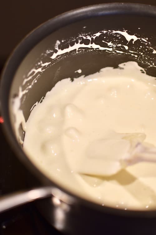 Gluten-free Rice Krispie Treats - marshmallow mixture