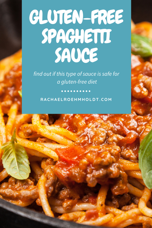 Gluten-free Spaghetti Sauce