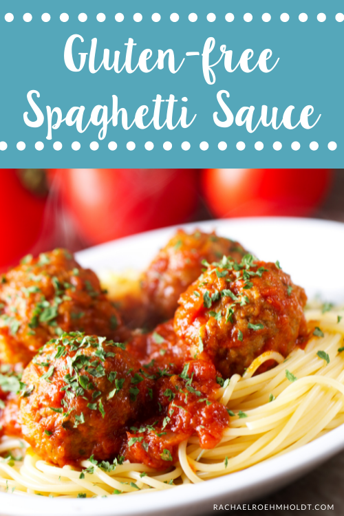 Gluten-free Spaghetti Sauce