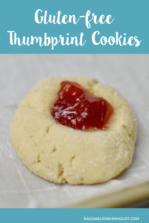 Gluten free Thumbprint Cookies - Dairy-free, Vegan