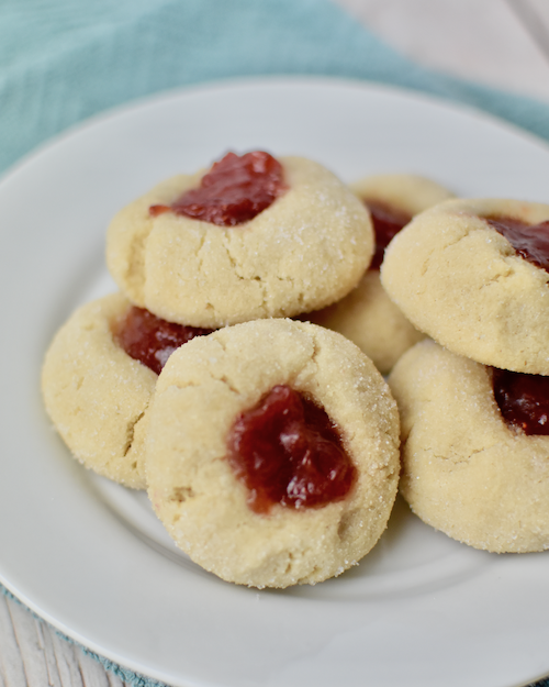 Gluten-free Thumbprint Cookies - Strawberry