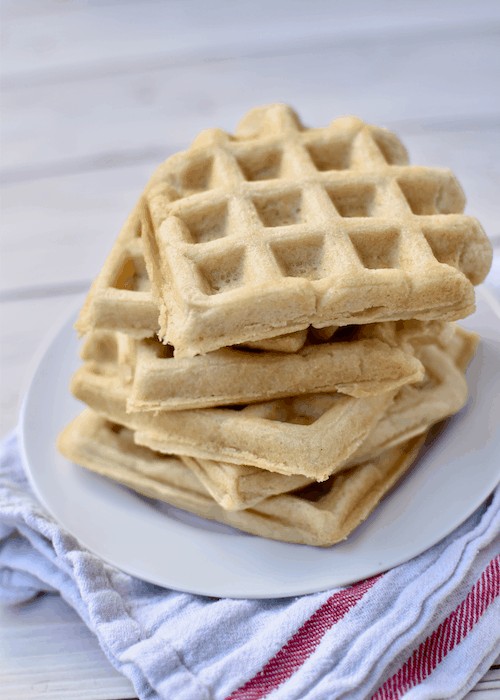 Gluten-free Waffles (Dairy-free, Vegan)